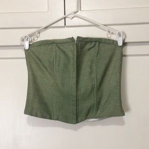 Alice + Olivia Green Corset